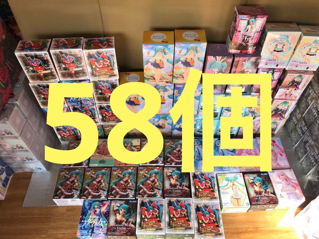 初音ミク　フィギュア　トロピカル　サンタ　クリスマス　桜ミク　雪ミク　58個