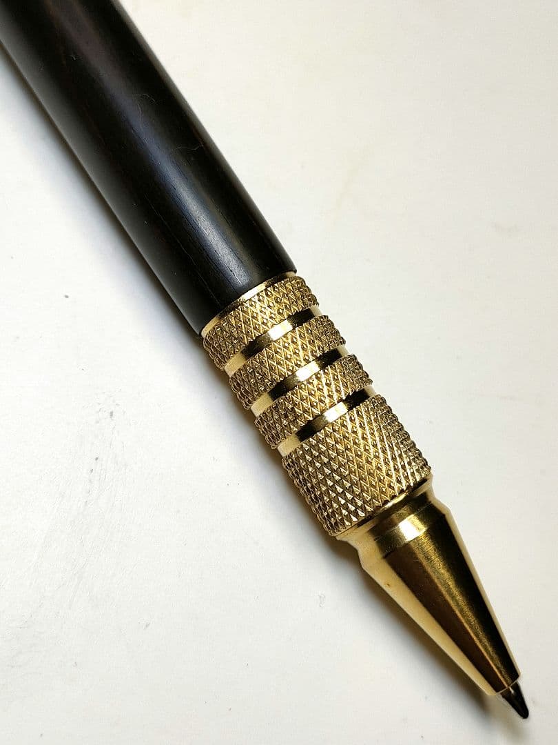 幻の銘木【青黒檀】デュラクリックボールペン