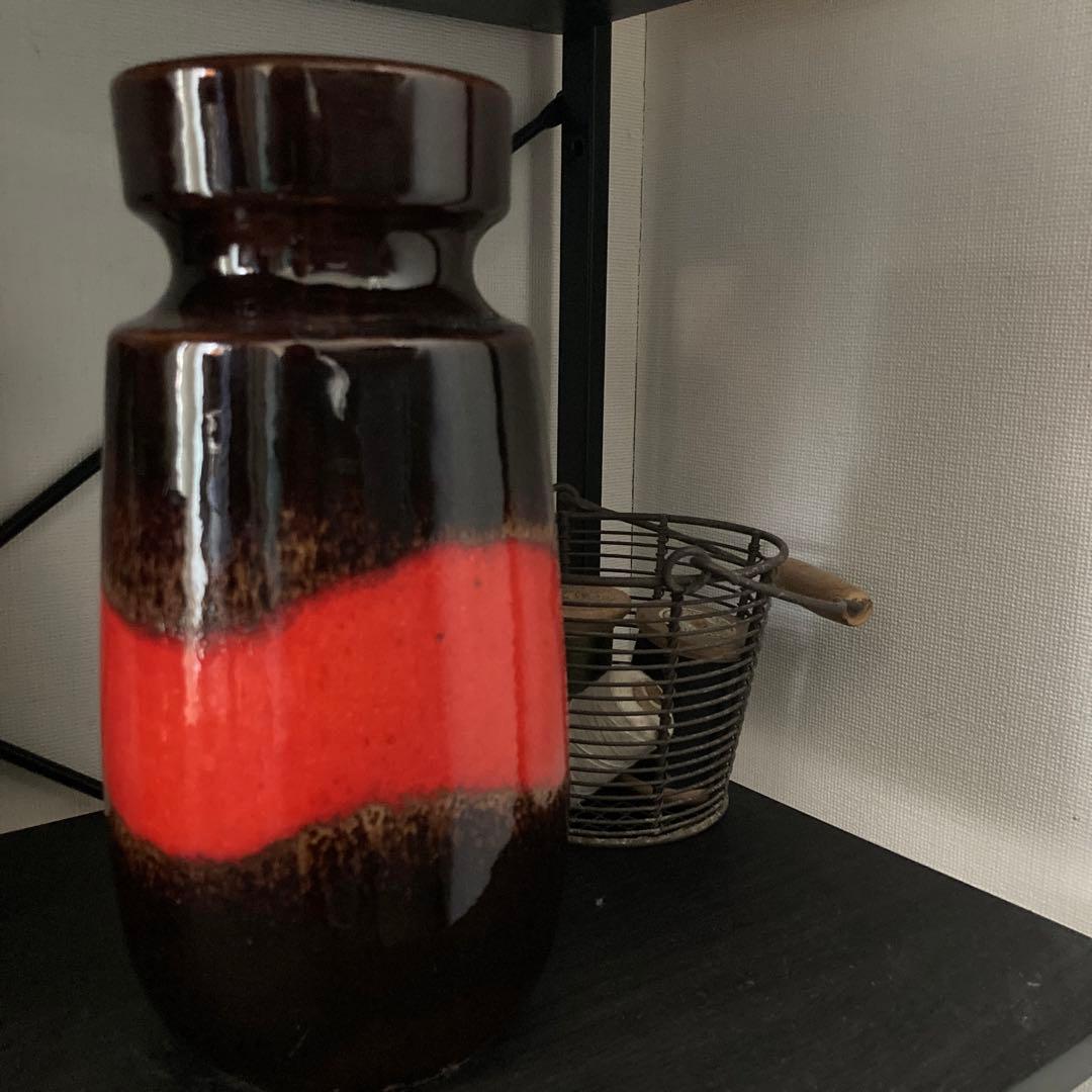 West Germany Fat Lava 花瓶　(242-22)