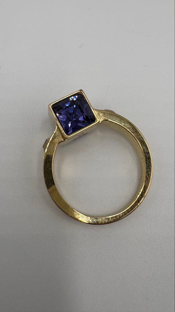 美品 ルイヴィトン M65098 バーグ ギャンブル リング ゴールド　M