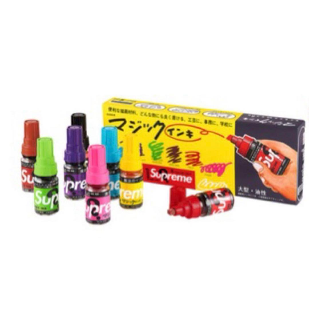 【新品】Supreme 大型油性マーカー 8色セット マルチカラー系