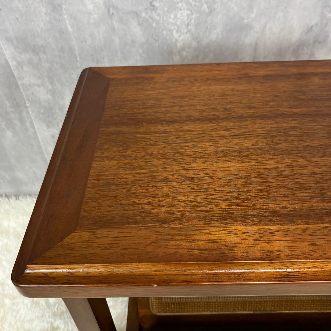 【美品】maruni　マルニ木工　地中海　マガジンラック　サイドテーブル