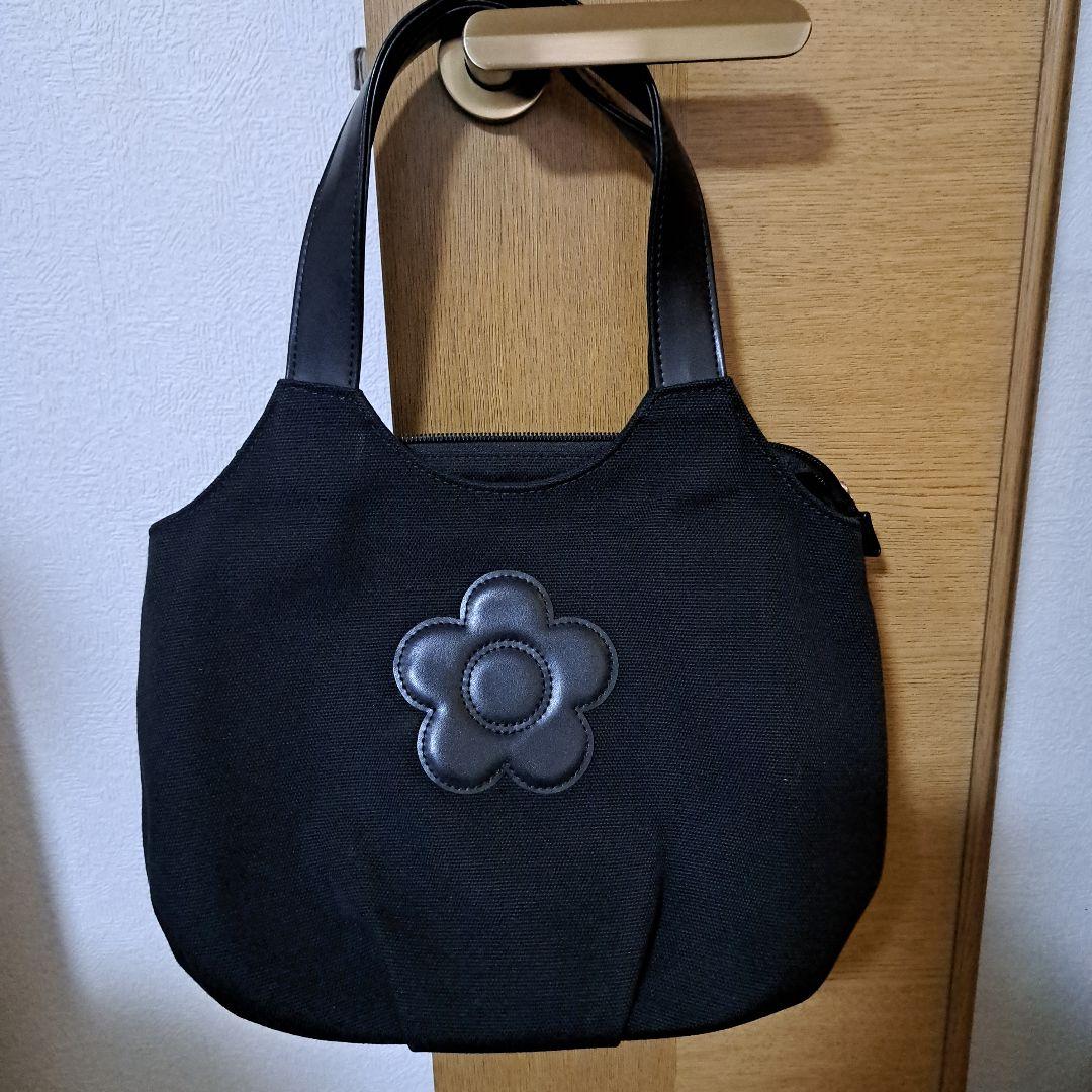 美品　MARY QUANT　ハンドバッグ　ブラック