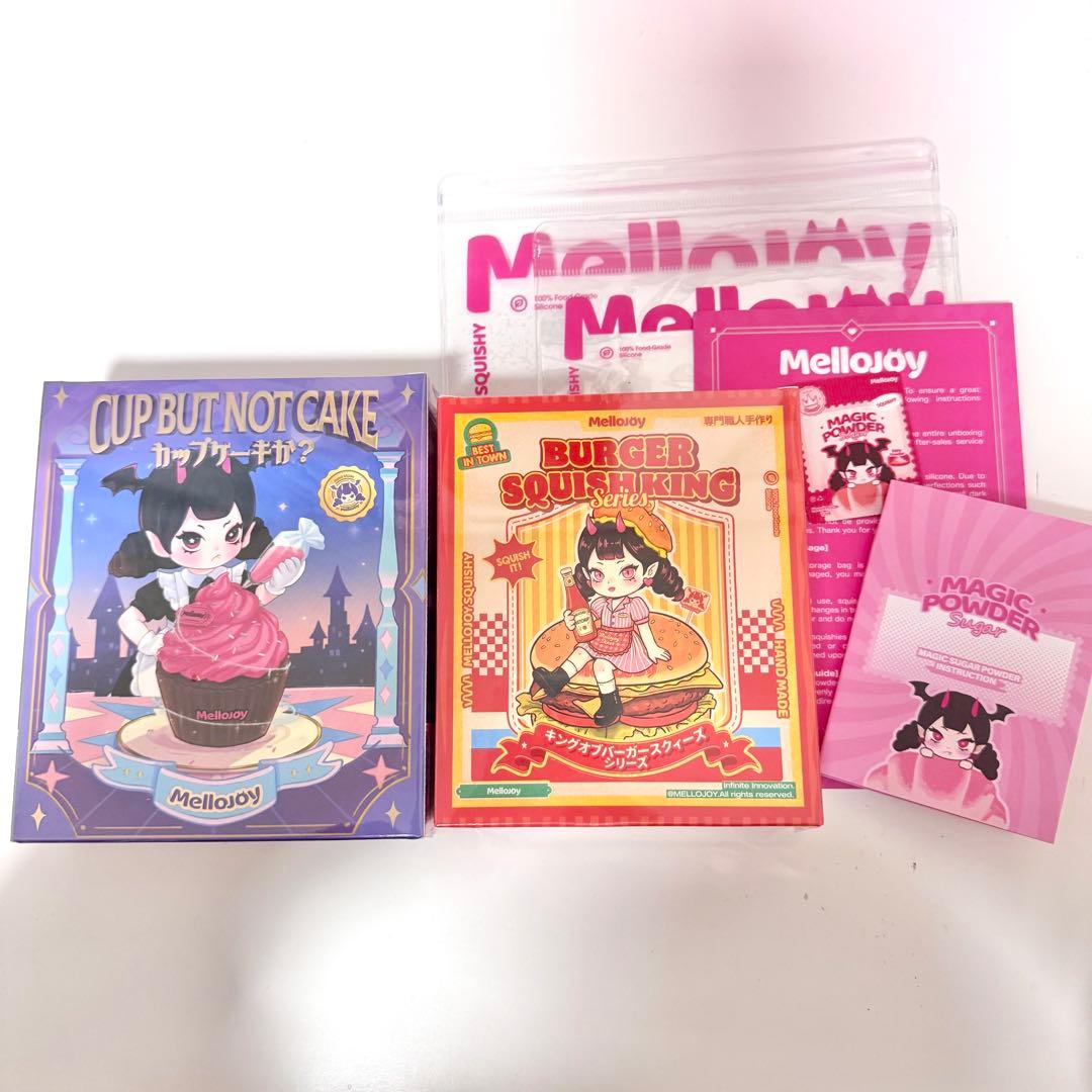 【1~2日発送】Mellojoy スクイーズ カップケーキ キングオブバーガー