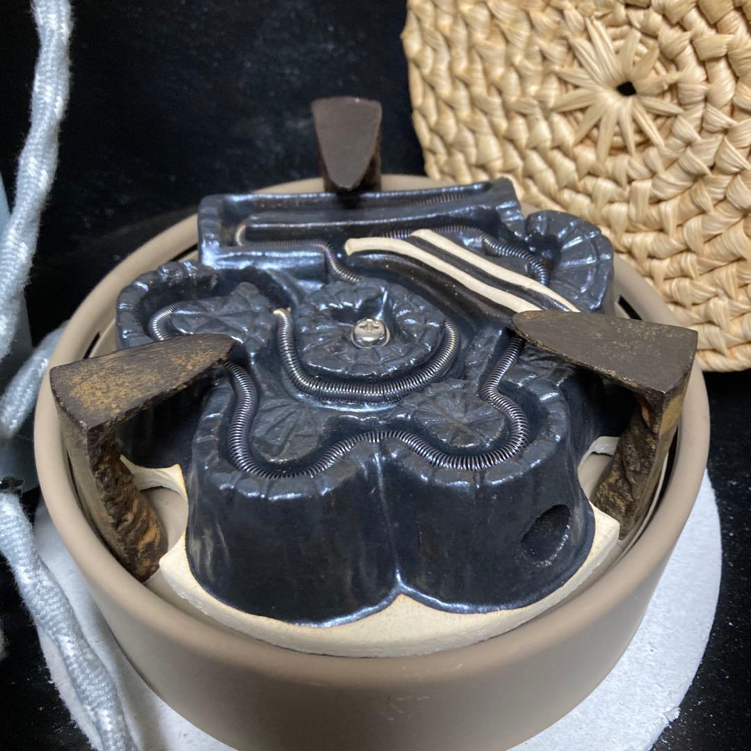 野々田商店 風炉型電熱器 野々田式 炭型ヒーター 茶道具 風炉型電熱器