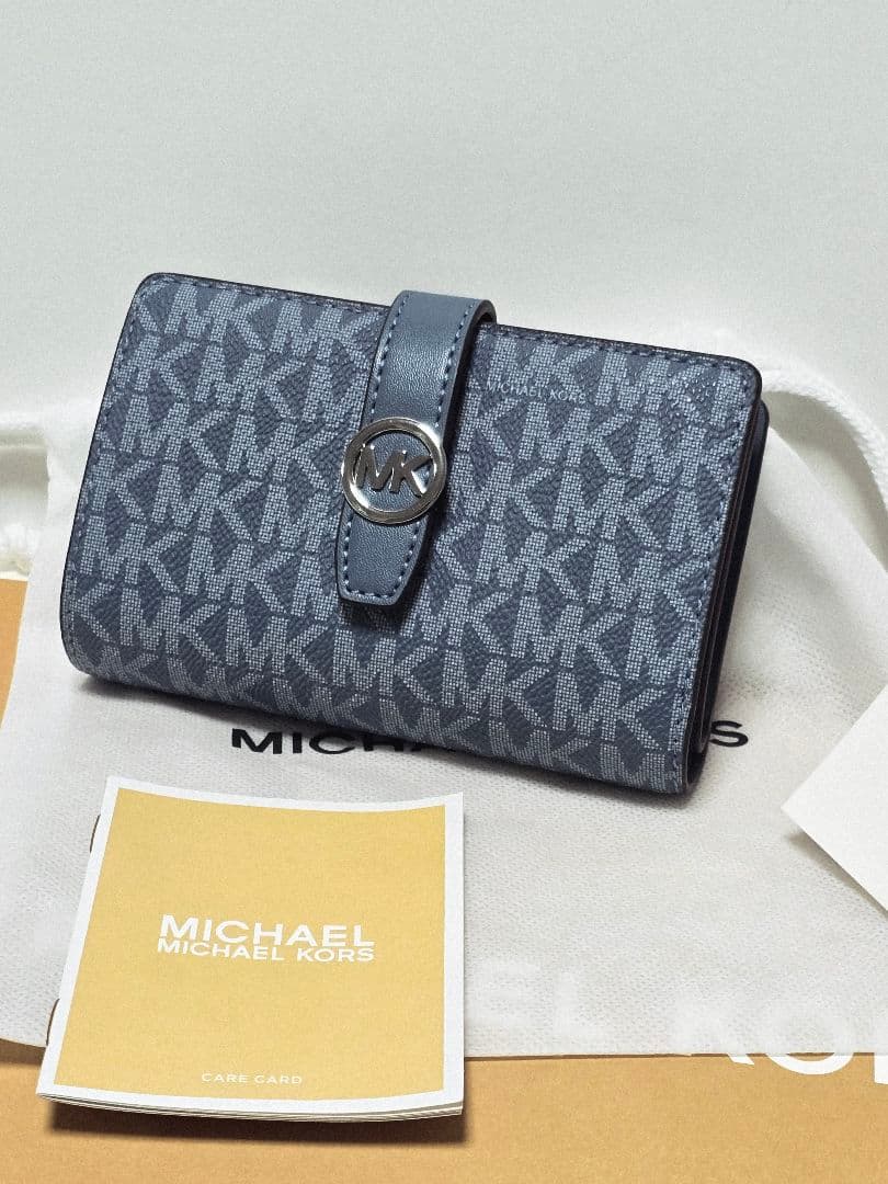 マイケルコースGREENWICH タブ ジップアラウンド ウォレットミディアム