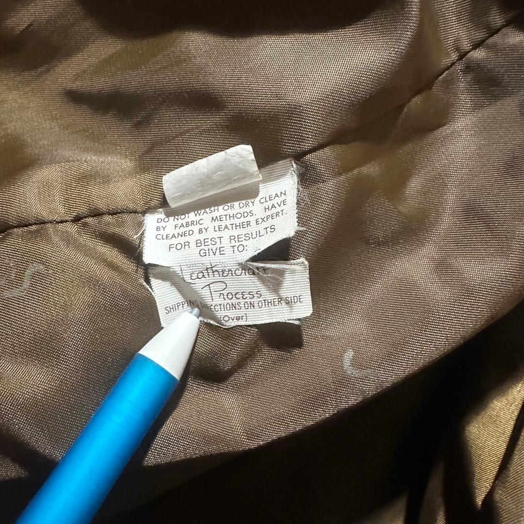 Schott A-2 フライト ジャケット レザー ブラウン