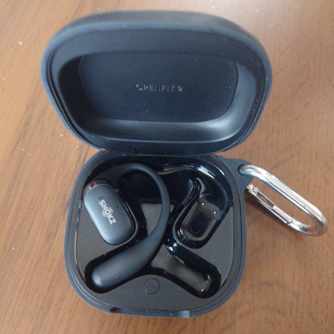 SHOKZ OPENFIT2 ブラック 左耳＋ケースのみ ケースカバー付
