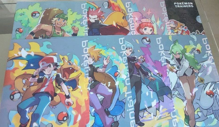 ポケモントレーナーズ クリアファイル 8種 Pokémon Trainers