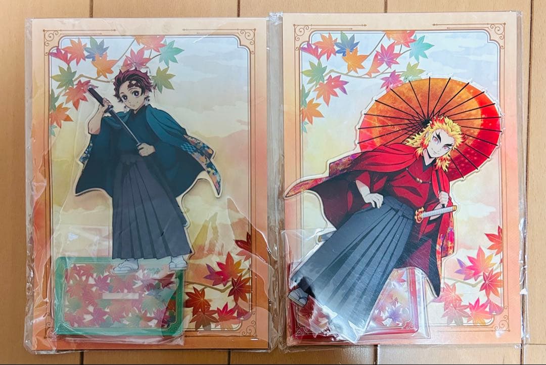 【鬼滅の刃】アクリルマスコット 京まふ 竈門炭治郎 煉獄杏寿郎