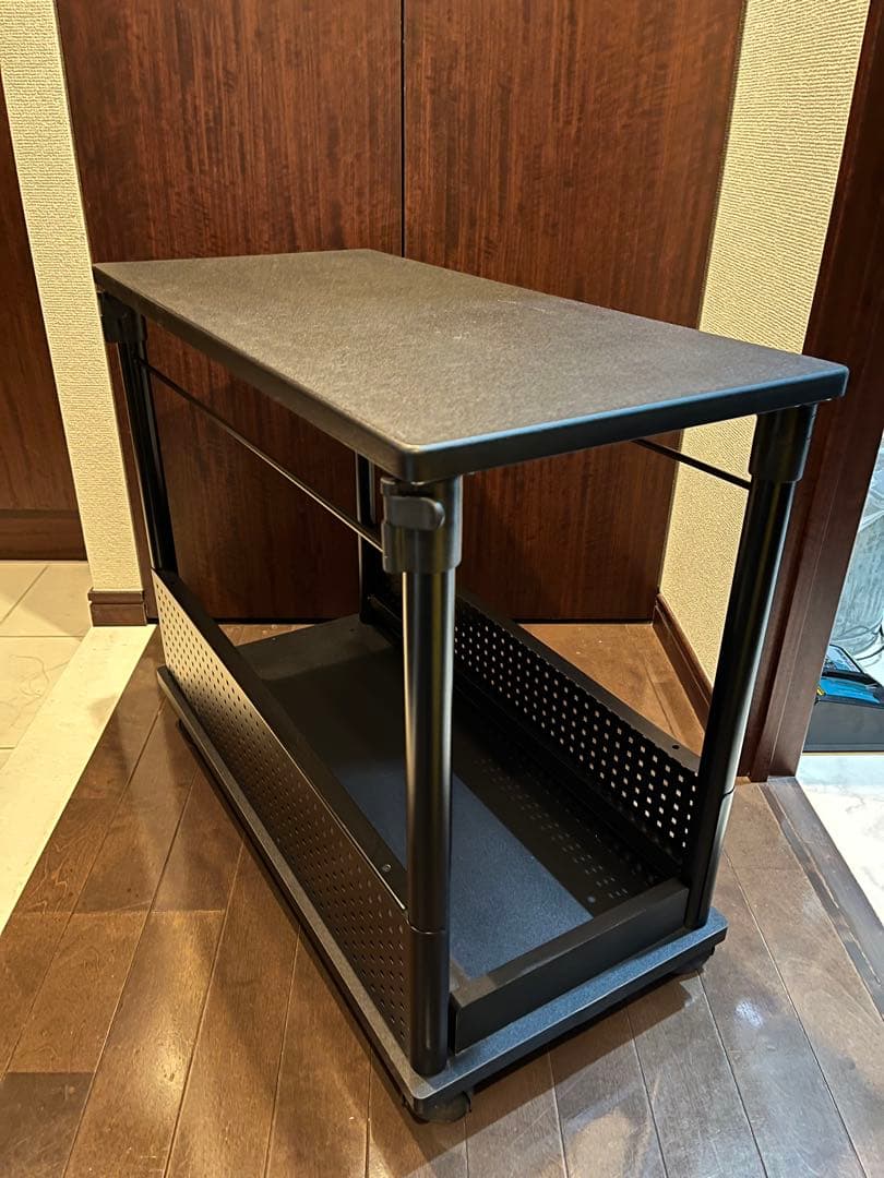 BHD-670H 昇降式L字デスク ブラック ゲーミングデスク バウヒュッテ