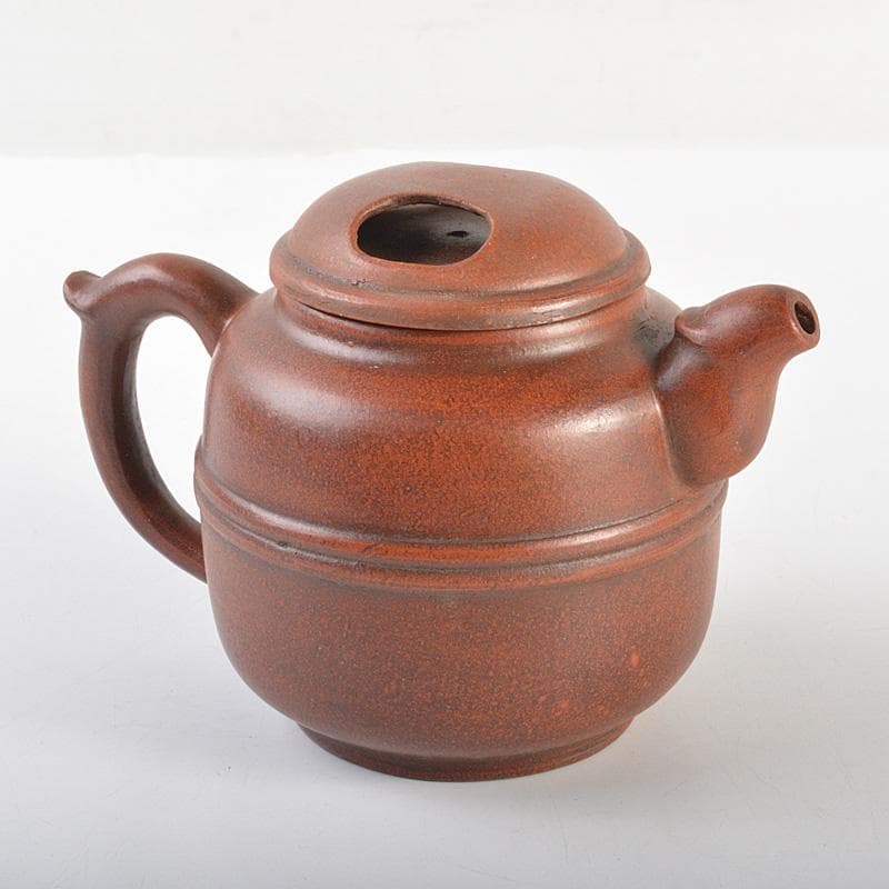 中国　 除友泉製　紫砂　朱泥　急須　茶壷　N　6685