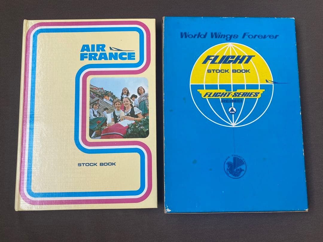 世界の切手コレクション【40ヶ国以上】＆フライトストックブック