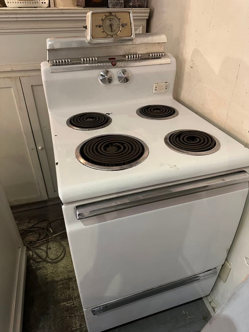 オーブンレンジ　アンティーク　レトロ