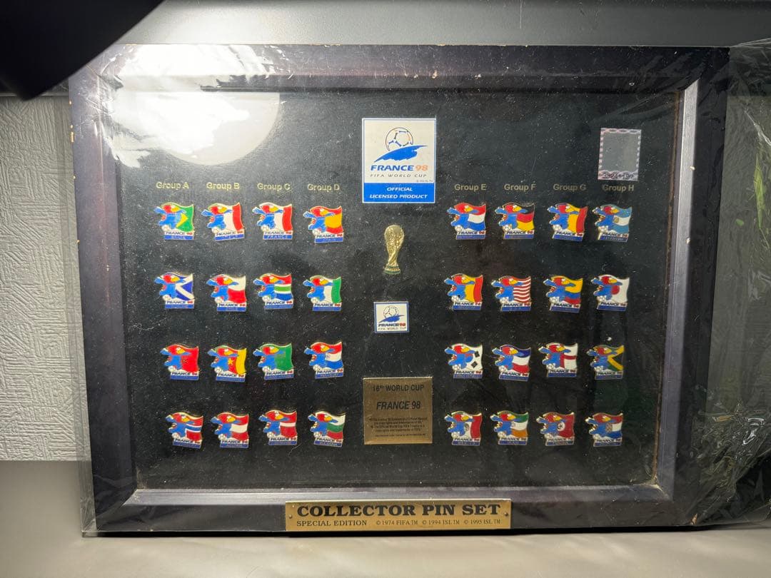 1998フランスCOLLECTOR PIN SET