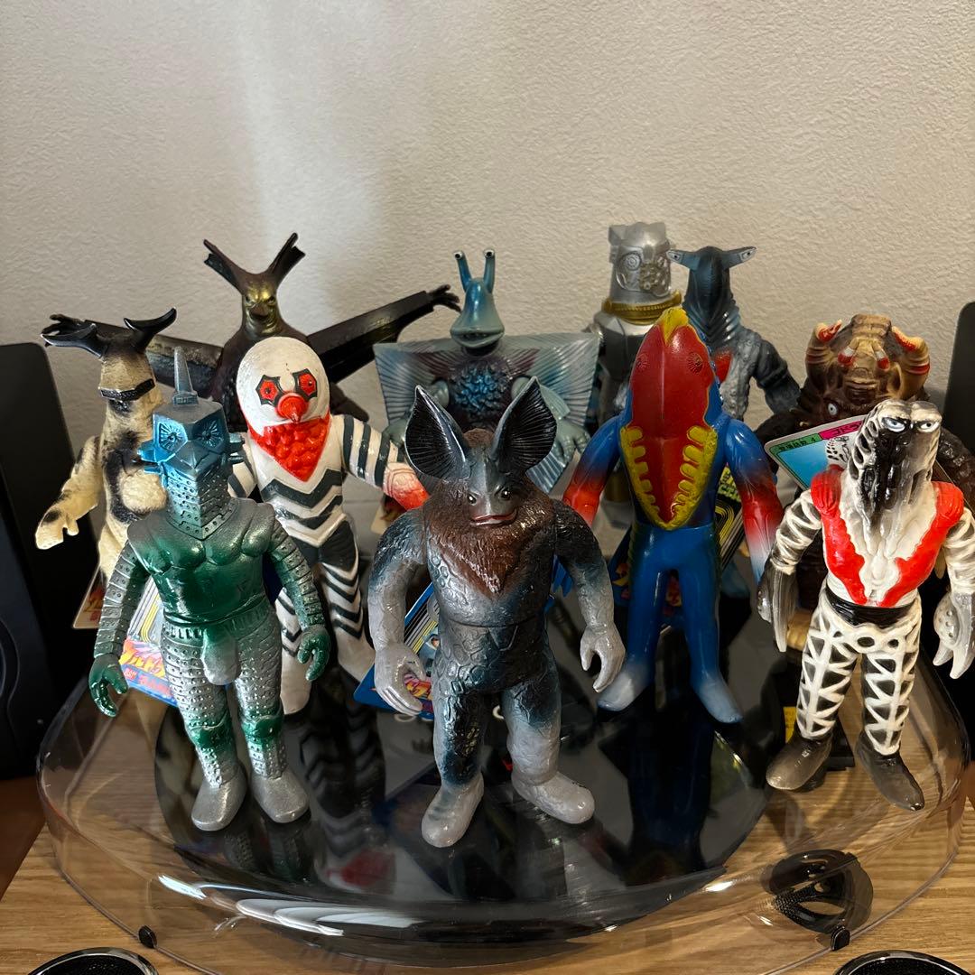 ウルトラセブン 怪獣 宇宙人 ソフビ11体セット バンダイプラタグ付