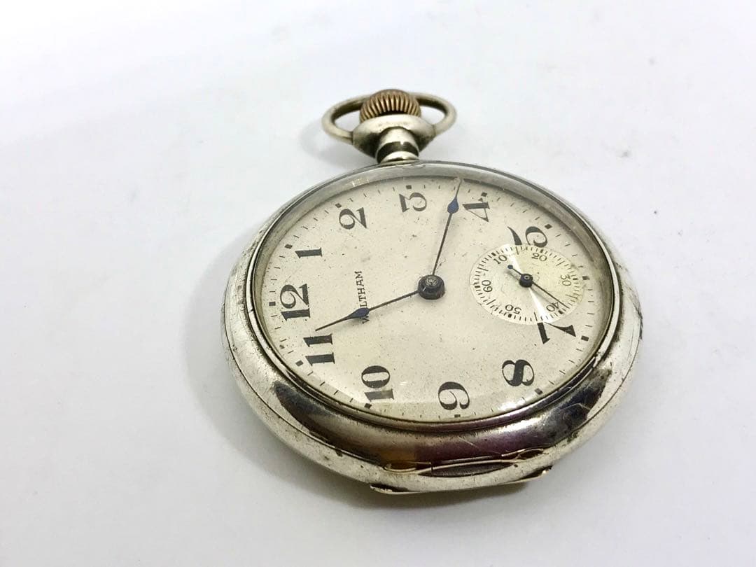 アンティーク・ウォルサム ・スモールセカンド・シルバー懐中時計