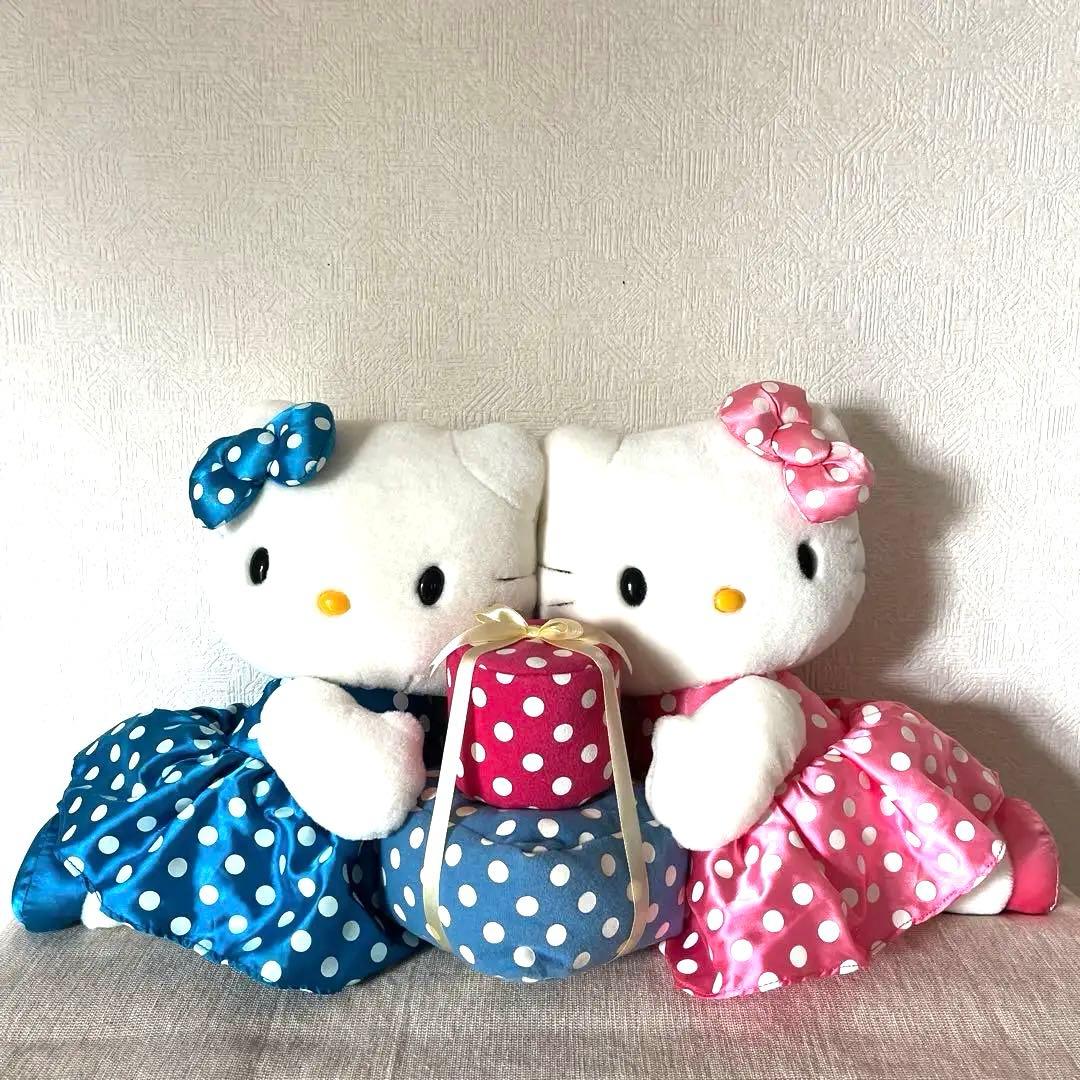 希少‼️非売品‼️限定キティ ミミィ 28thバースデー ディスプレイ ぬいぐるみ