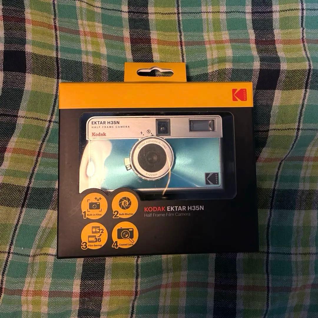 【新品】KODAK EKTAR H35N コンパクトフィルムカメラ　青　ブルー