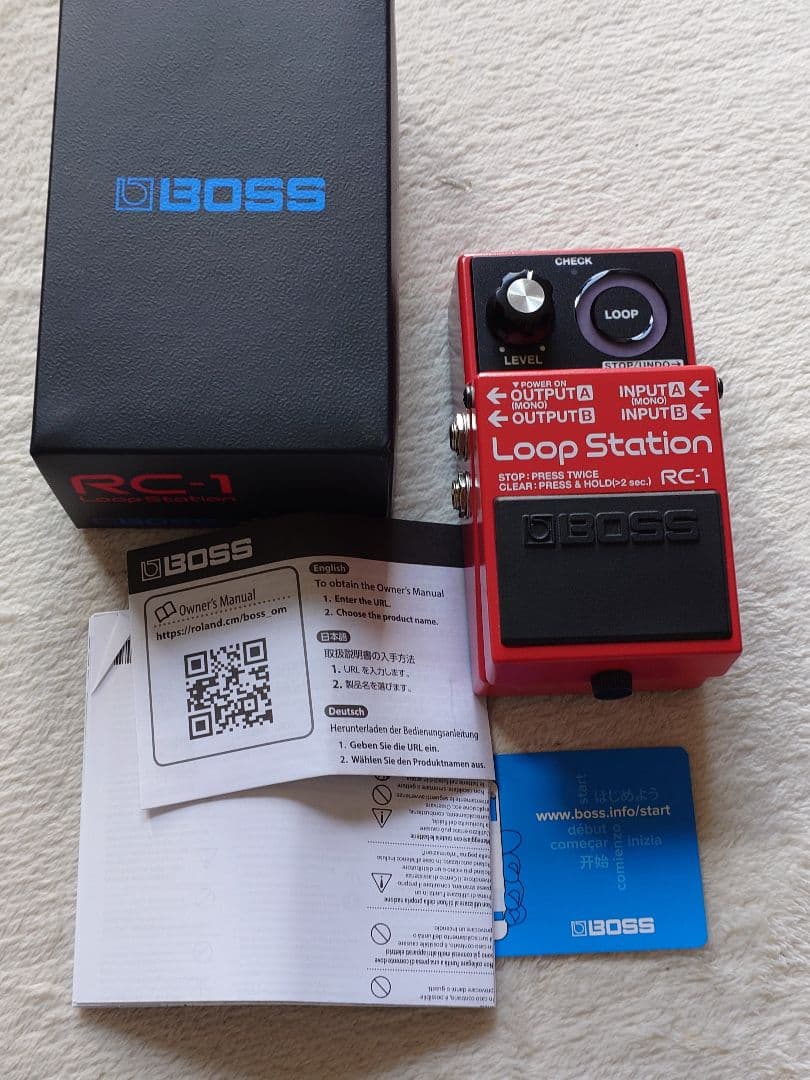 BOSS RC-1 Loop Station 【新品同様】ルーパー入門に！