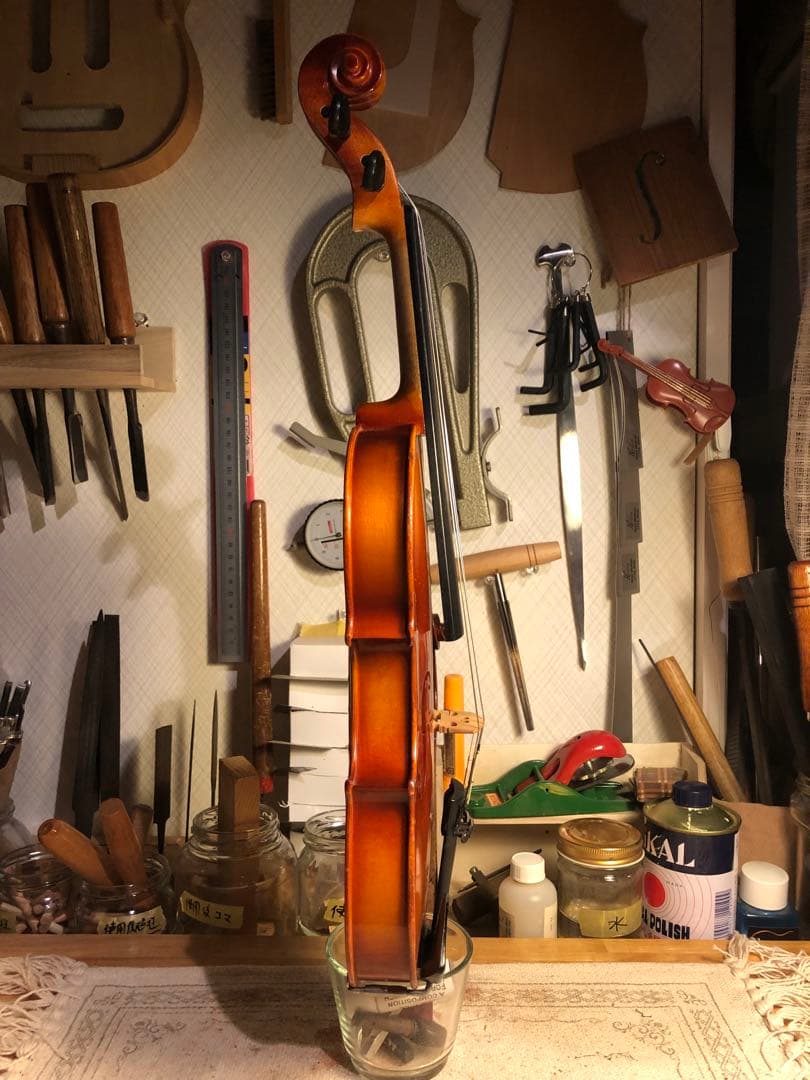 【駒&魂柱調整済】Suzuki分数バイオリンNo280 1/8 1991