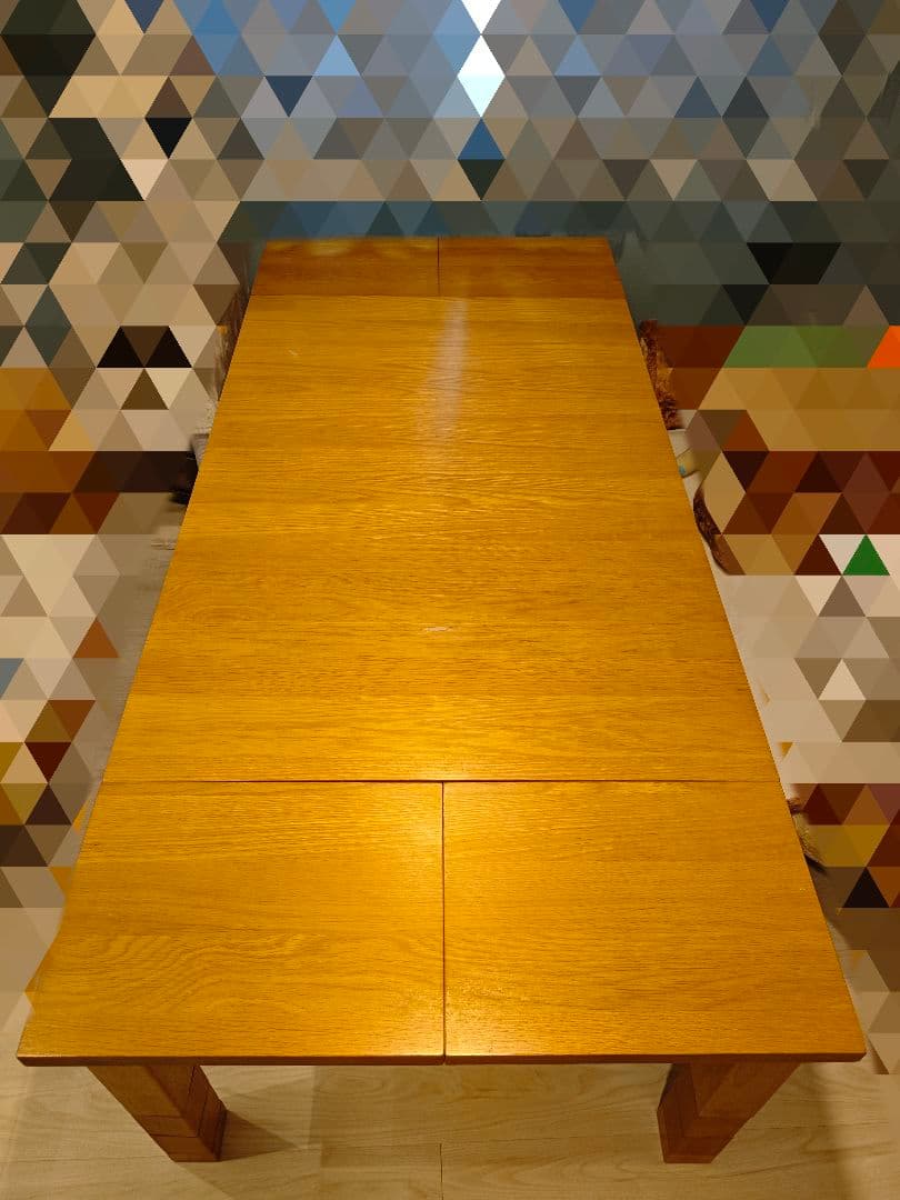 伸長式こたつダイニングテーブル　6人掛け