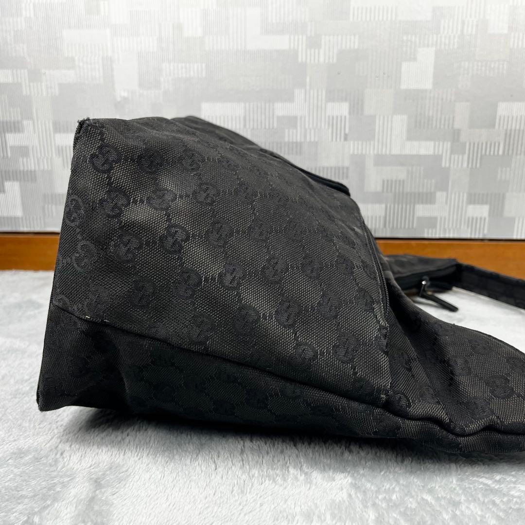 Gucci グッチ ワンショルダーバッグ GG ブラック系 キャンバス