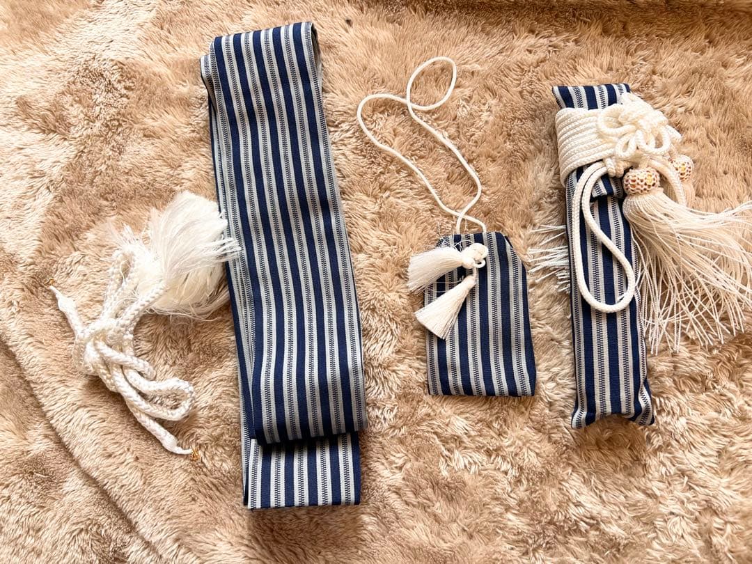 七五三 男の子　5歳　着物セット 子供用 紺色