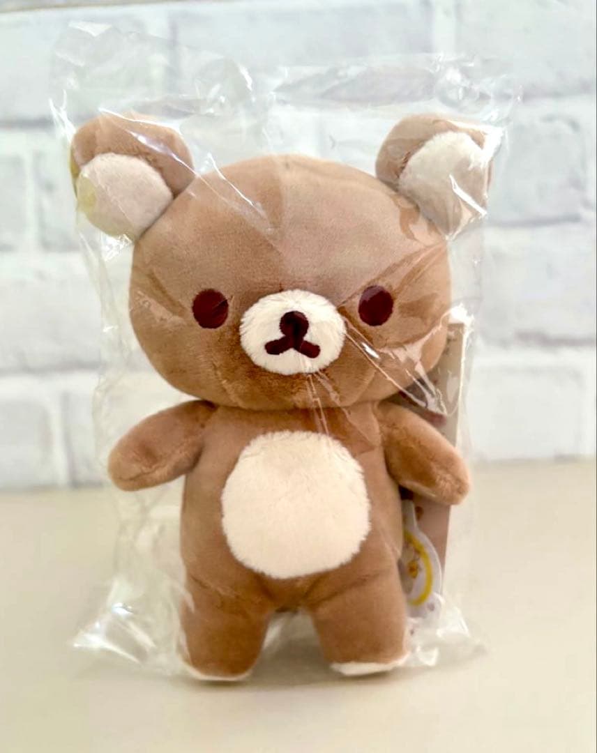 リラックマ　20colorsぬいぐるみ　Autumn あま〜いあずきほうじ茶ラテ