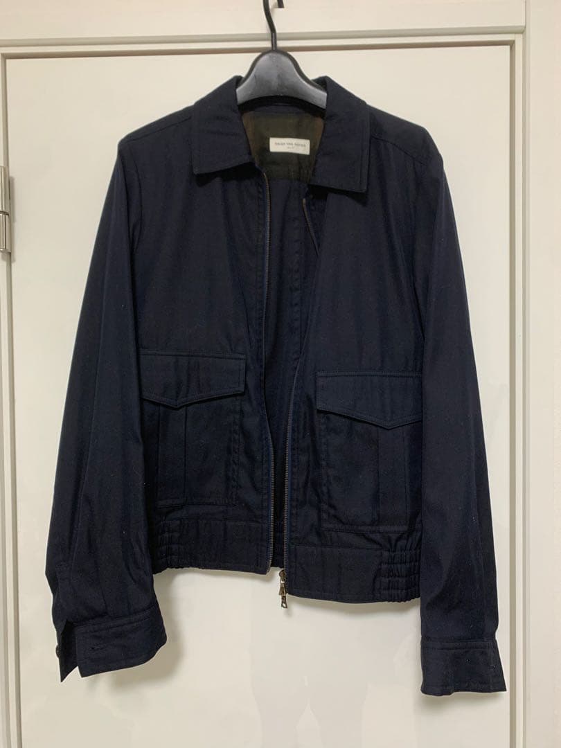【美品】Dries Van Noten ジャケット 46 ネイビー 正規品