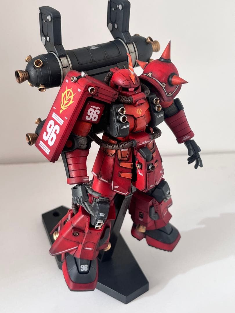 hg ガンプラ　サイコ・ザク　 ウェザリング　全塗装　完成品