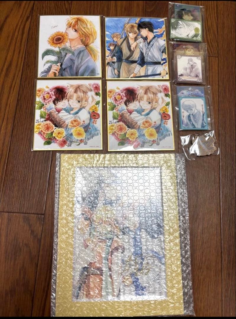 暁のヨナ 漫福ガチャ Wチャンス賞 キャラファインマット 直筆サイン入り