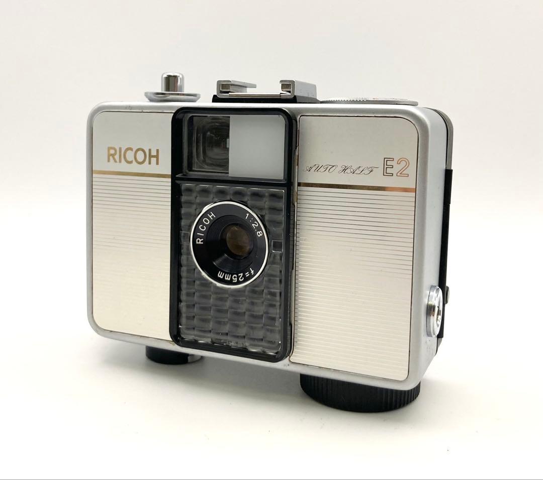 【完動品 美品】RICOH AUTO HALF E2 箱 取扱説明書 付き