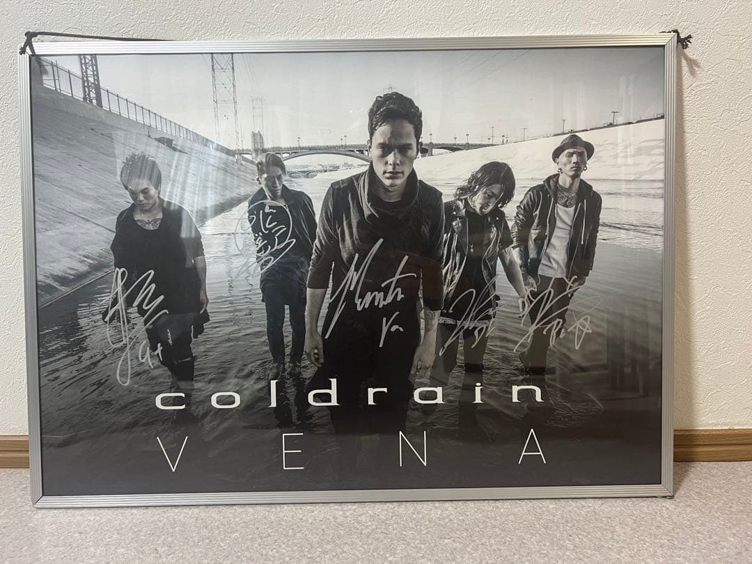 coldrain 直筆サイン　ポスター