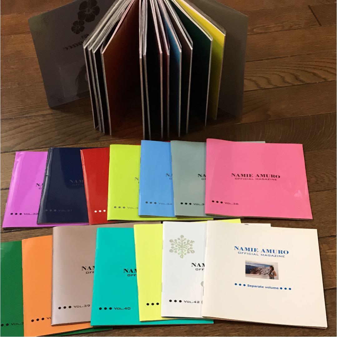 安室奈美恵ファンクラブ会報Vol.18～43+1（27冊と貴重なケース付き