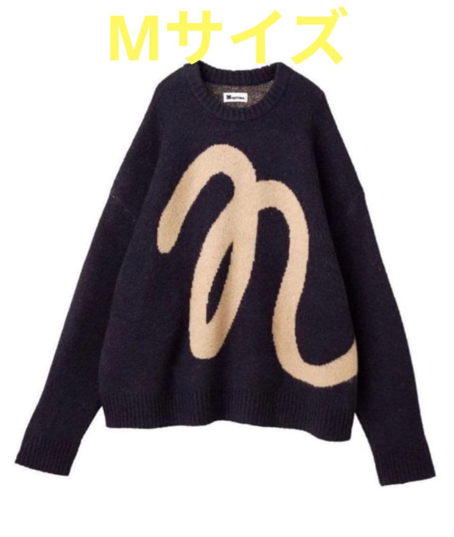 naptime ニットプルオーバー　ネイビー　Mサイズ