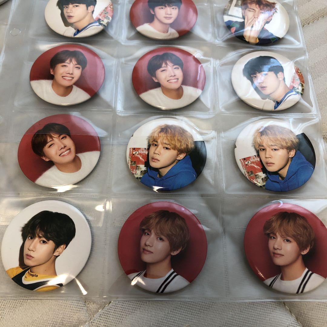 BTS  缶バッジ　109 テレコム　V ジョングク　ジミン　ジン　RM ホソク