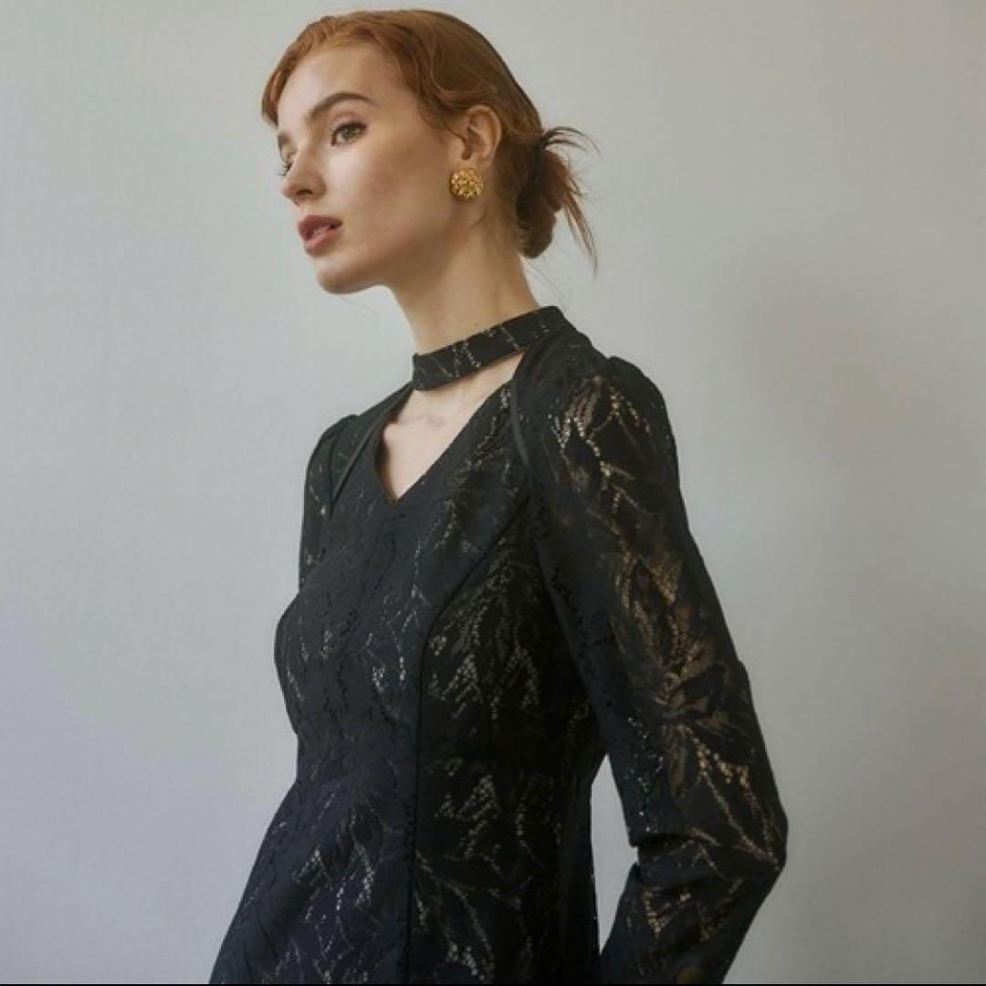 ANDRESD アンドレスド バックオープンティアドロップドレス レースドレス