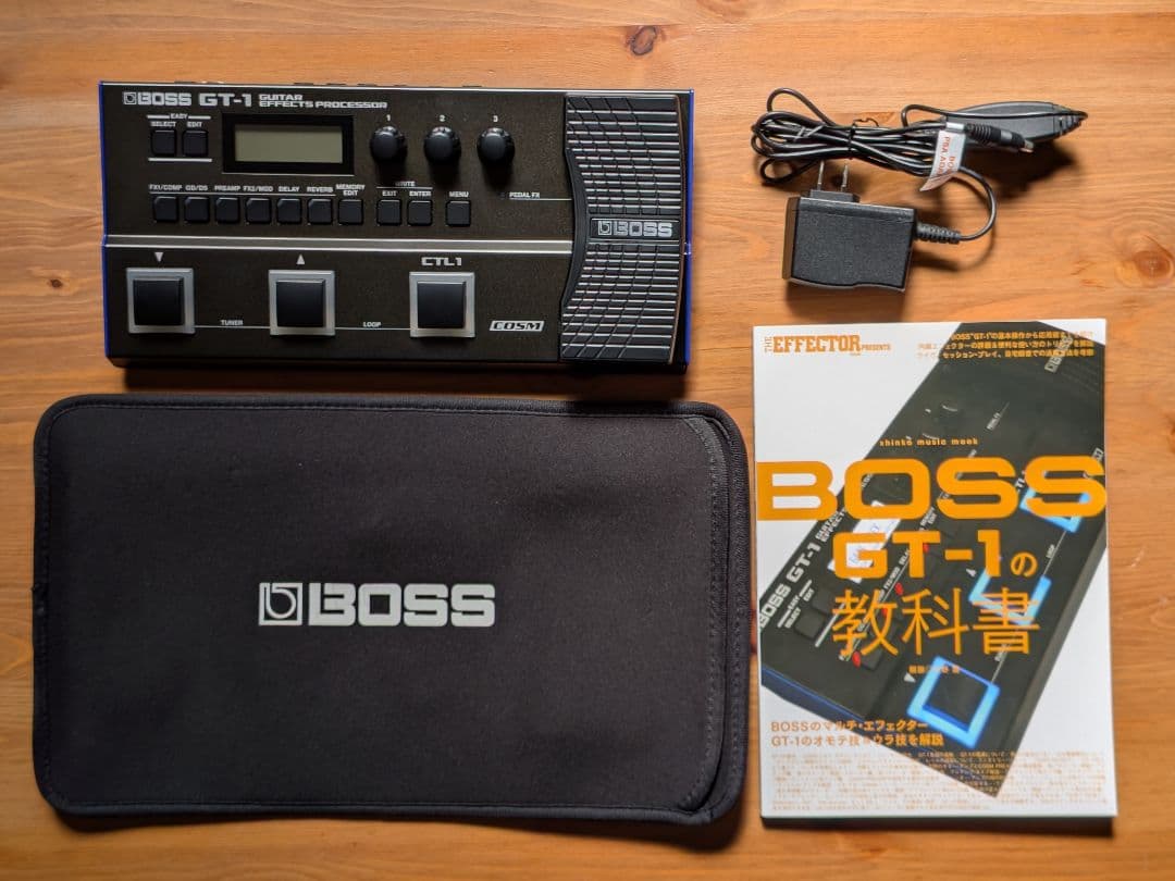 BOSS GT-1 専用アダプター 教本付き ギターエフェクター