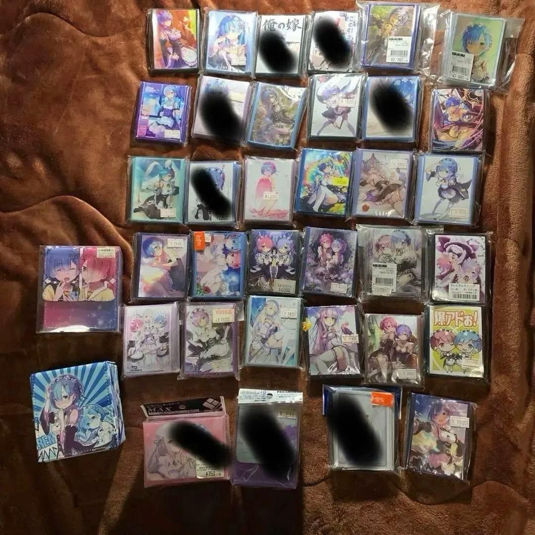 【未開封品】リゼロスリーブデッキケース レムラムエミリアFGOマシュまとめ売り