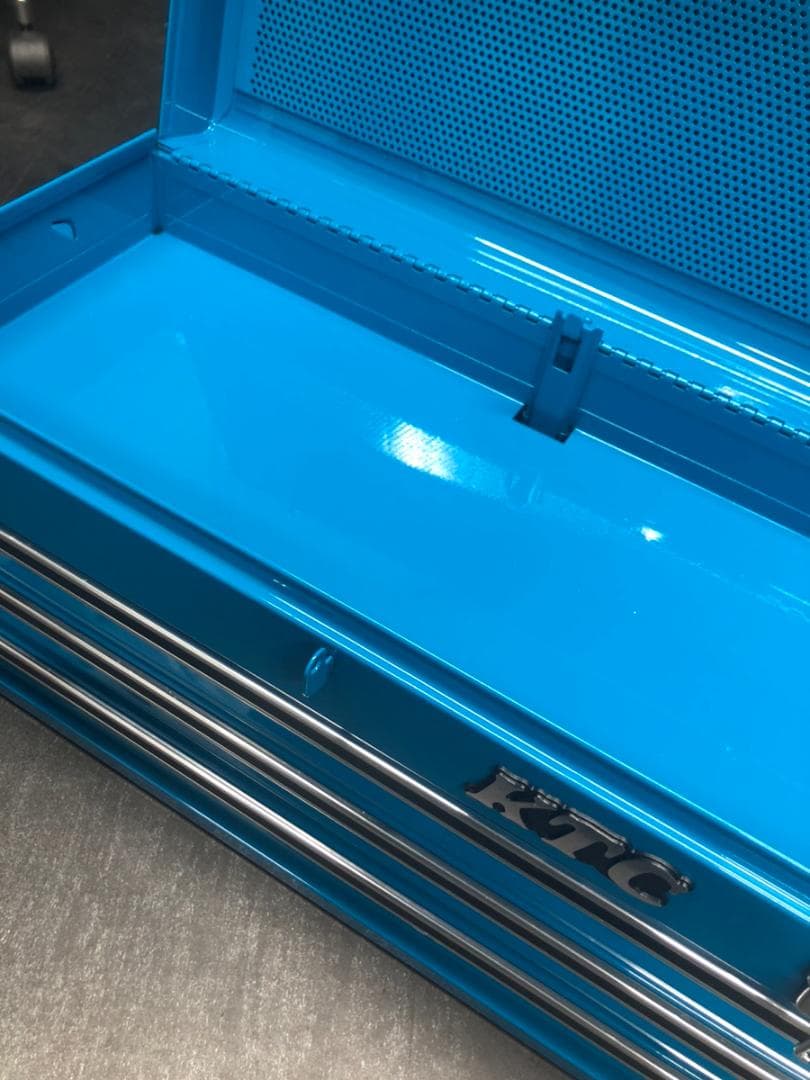 ※中古美品 KTC 青 3段引き出しツールボックス ほぼ未使用