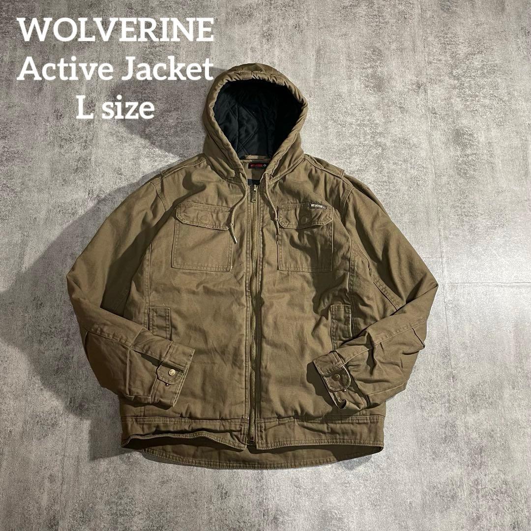 WOLVERINE ウルヴァリン 中綿アクティブジャケットダック生地カーキL
