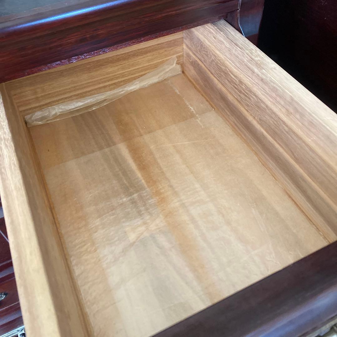 アンティーク　ダークブラウン木製タンス