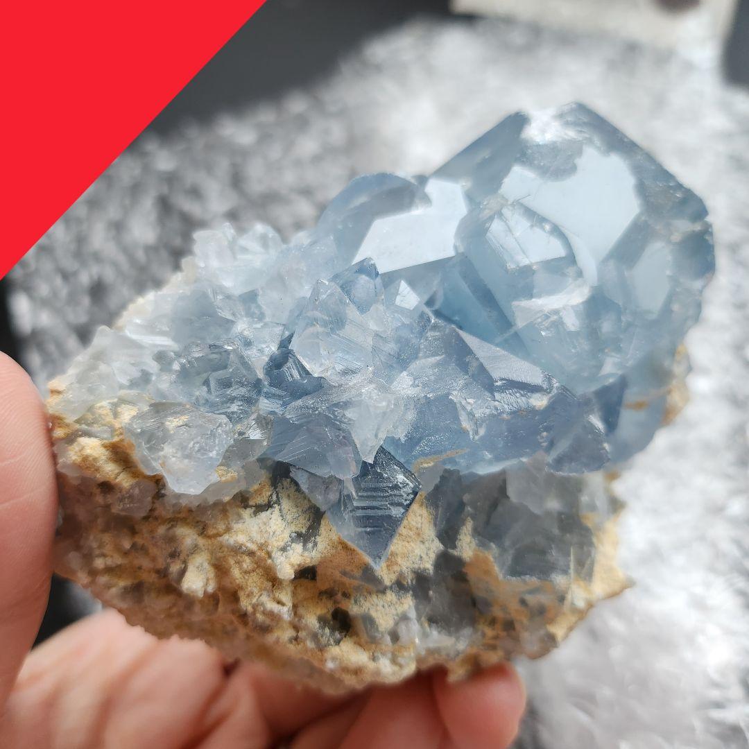 【一点物】セレスタイト 原石 ⑦✩.*˚天然石×インテリア