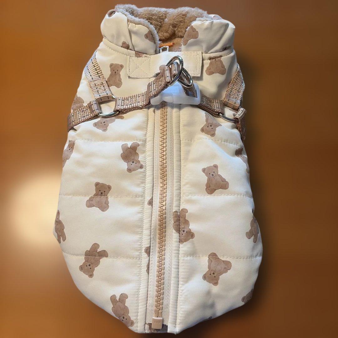 試着のみ　ペットパラダイス　くま　アウターハーネス　3S