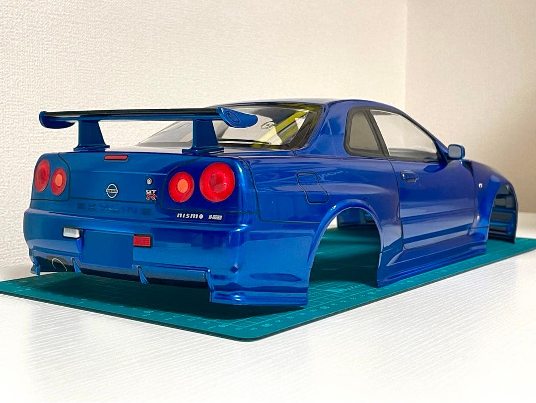 タミヤラジコンボディR34 GTR Z-tune
