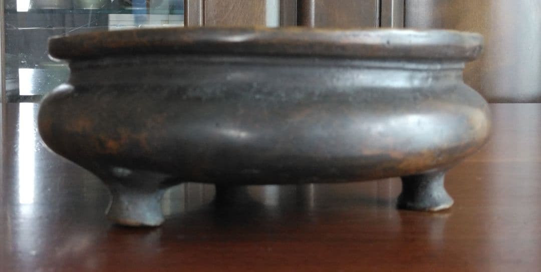 3足銅香炉 家藏珍寶  中国古玩 骨董