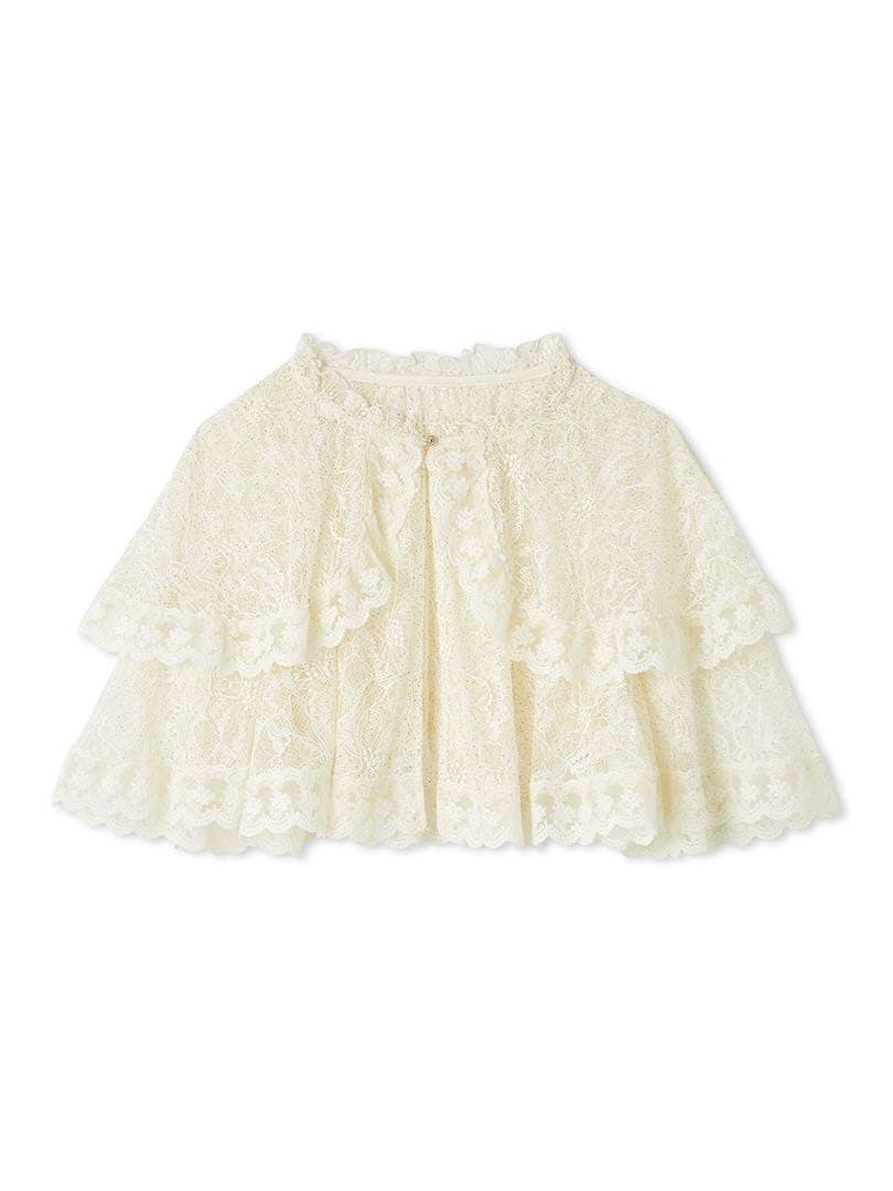 LILYBROWN ヴィンテージライクレースボレロ