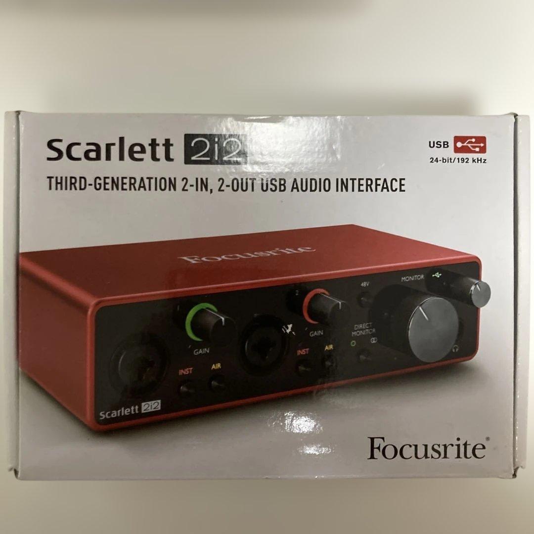 DTM・DAW Scarlett 2i2(gen3)