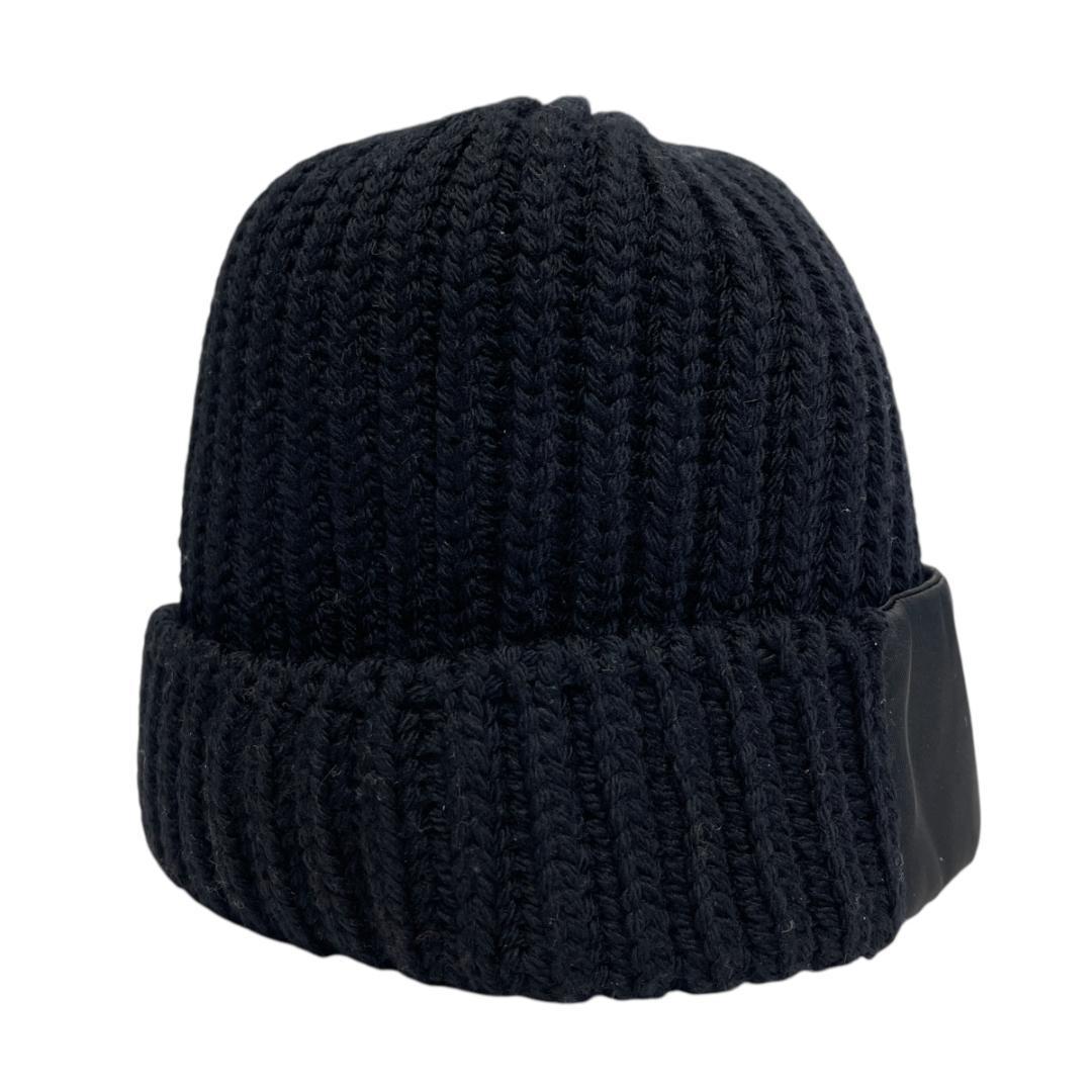 希少 PRADA 2654 ニット帽 RE-NYLON ブラック ナイロン切替